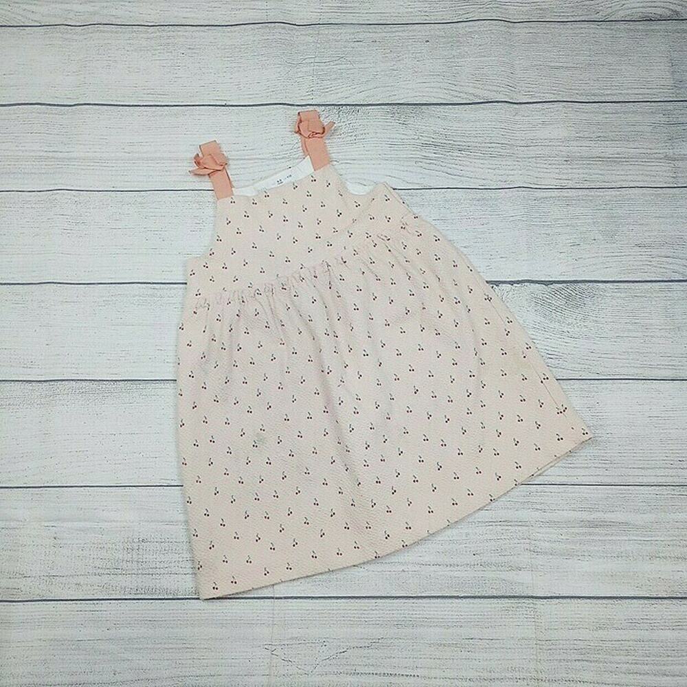 4/5 Zara Jacquard Cherry Tank Dress